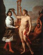 Andrea Sacchi Marcantonio Pasquilini Crowned by Apollo USA oil painting artist